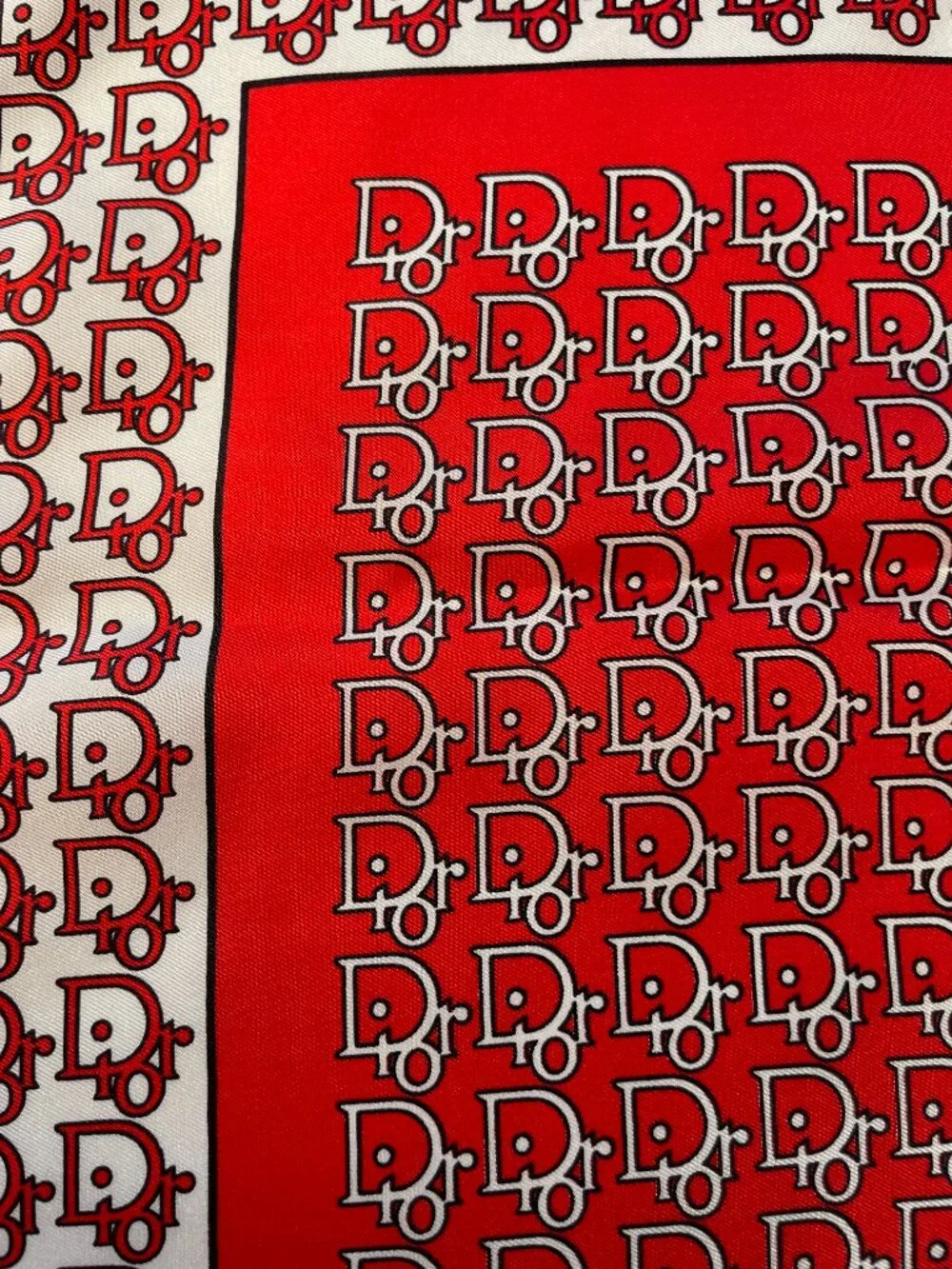 Vintage Christian Dior Silk Trotter Scarf